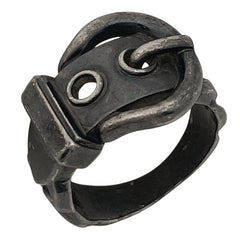 エルメス ディアンヌ リング 指輪 ベルトモチーフ リング 10号 シルバー925 シルバー レディース ブランドアクセサリー 【中古】bracc