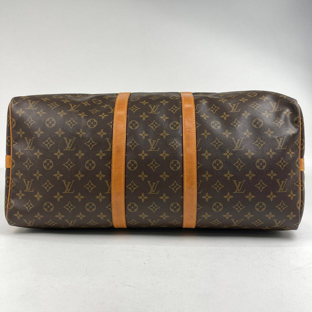 ルイ・ヴィトン キーポル バンドリエール 55 旅行 出張 ボストンバッグ モノグラム ブラウン M41414 レディース 【中古】brbag