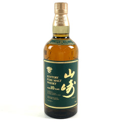 サントリー 山崎 10年 ピュアモルト グリーンラベル 700ml 国産ウイスキー 酒 【古酒】liqbb【東京都内限定お届け】