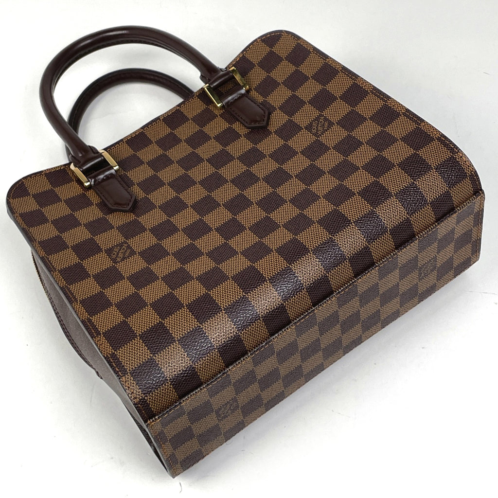 ルイ・ヴィトン トリアナ 手提げ ハンドバッグ ダミエ ブラウン N51155 レディース 【中古】brbag