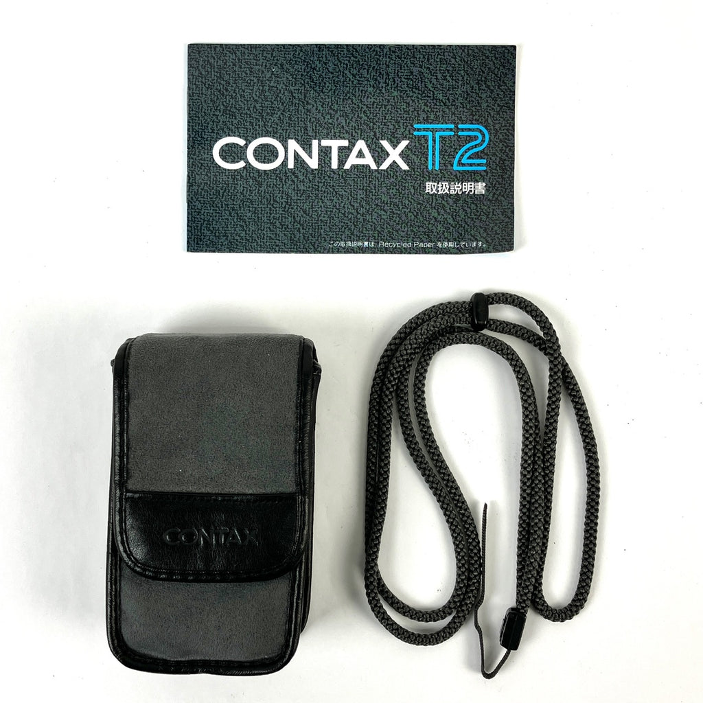 コンタックス CONTAX T2 チタンシルバー フィルム コンパクトカメラ 【中古】cambb