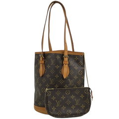ルイ・ヴィトン プチ バケットPM トートバッグ モノグラム M42238 レディース ブランドバッグ・小物 【中古】brbag