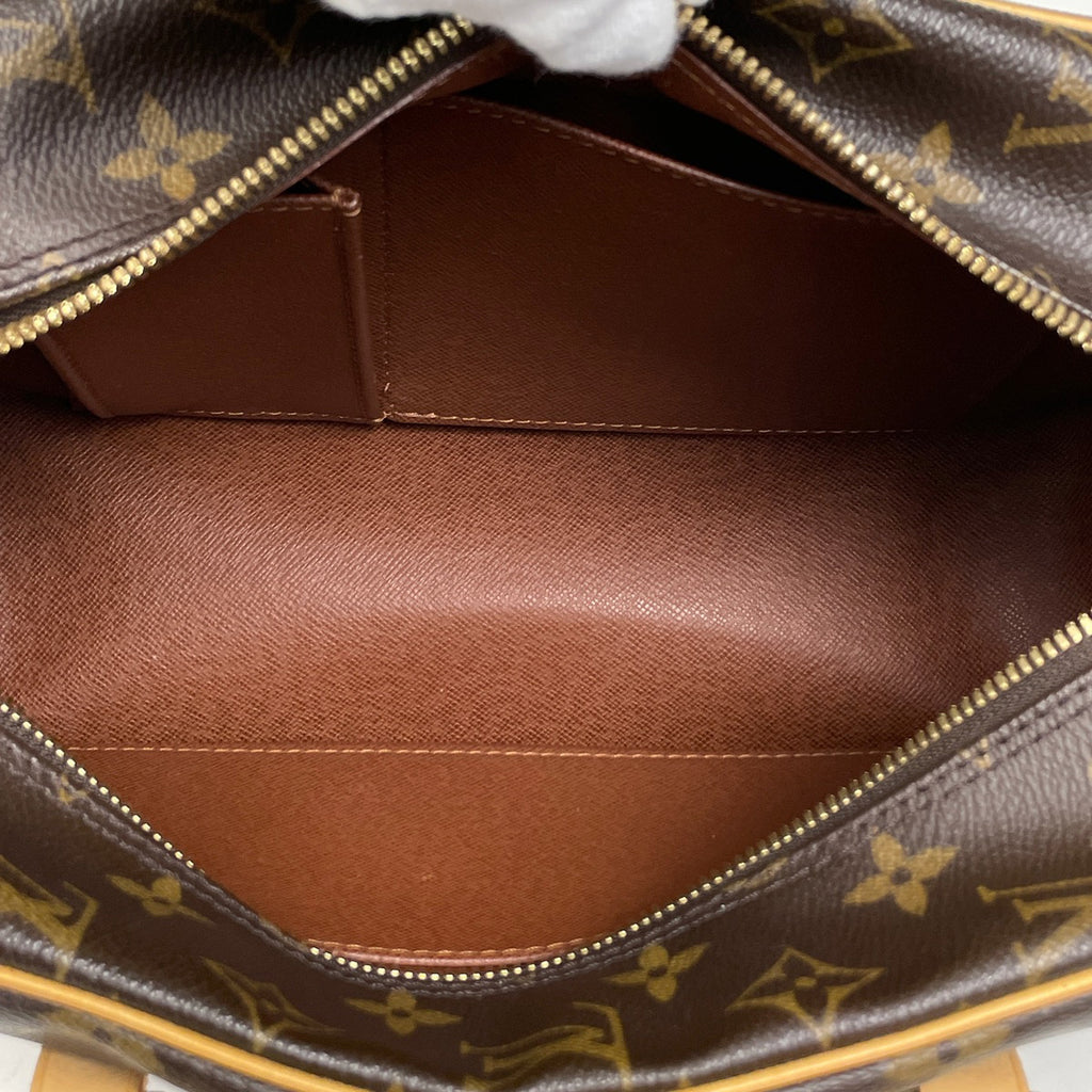 ルイ・ヴィトン シテ MM 肩掛け ショルダーバッグ モノグラム ブラウン M51182 レディース 【中古】brbag