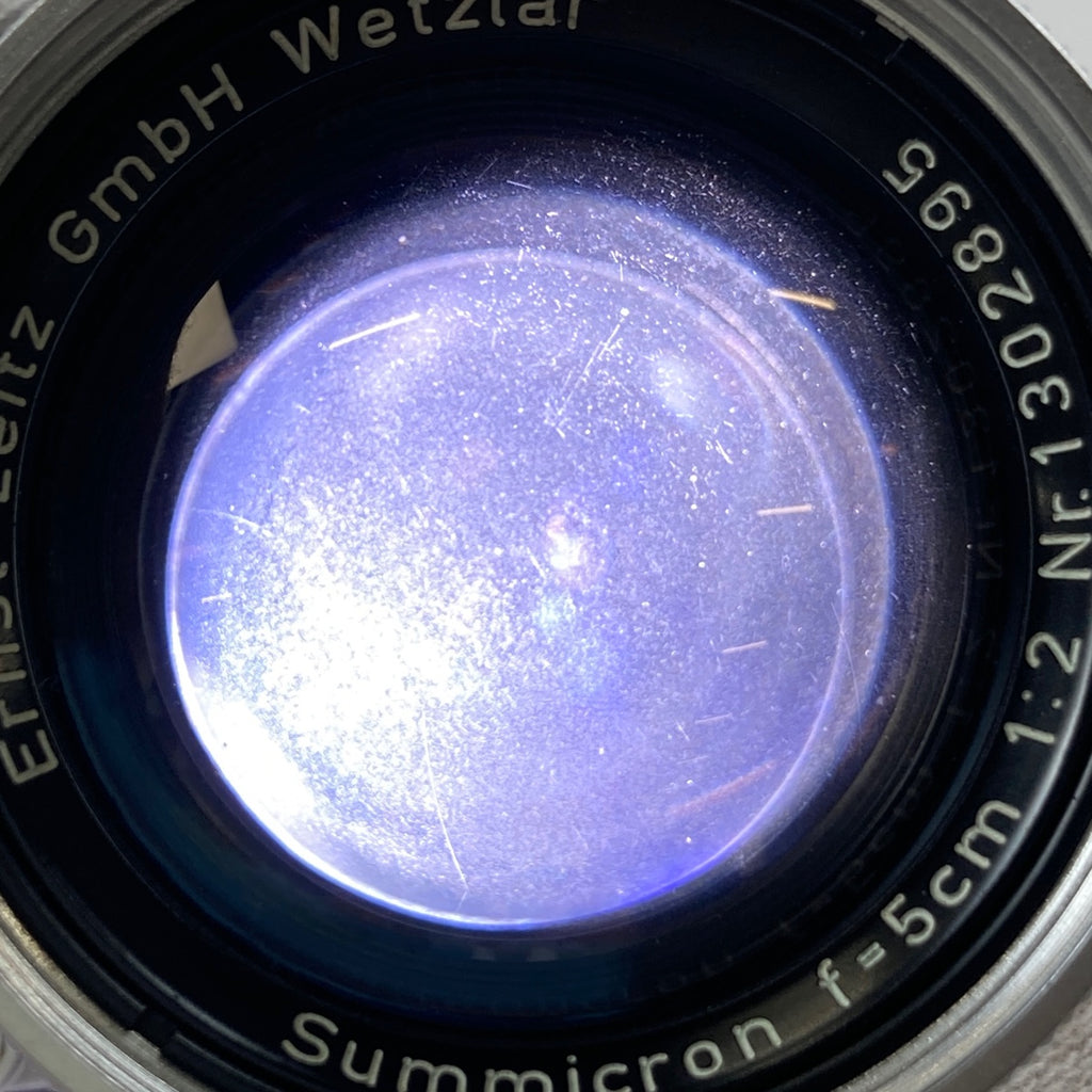 ライカ LEICA SUMMICRON 50mm F2 ズミクロン 沈胴 Lマウント L39 ［ジャンク品］ レンジファインダーカメラ用レンズ 【中古】cambb
