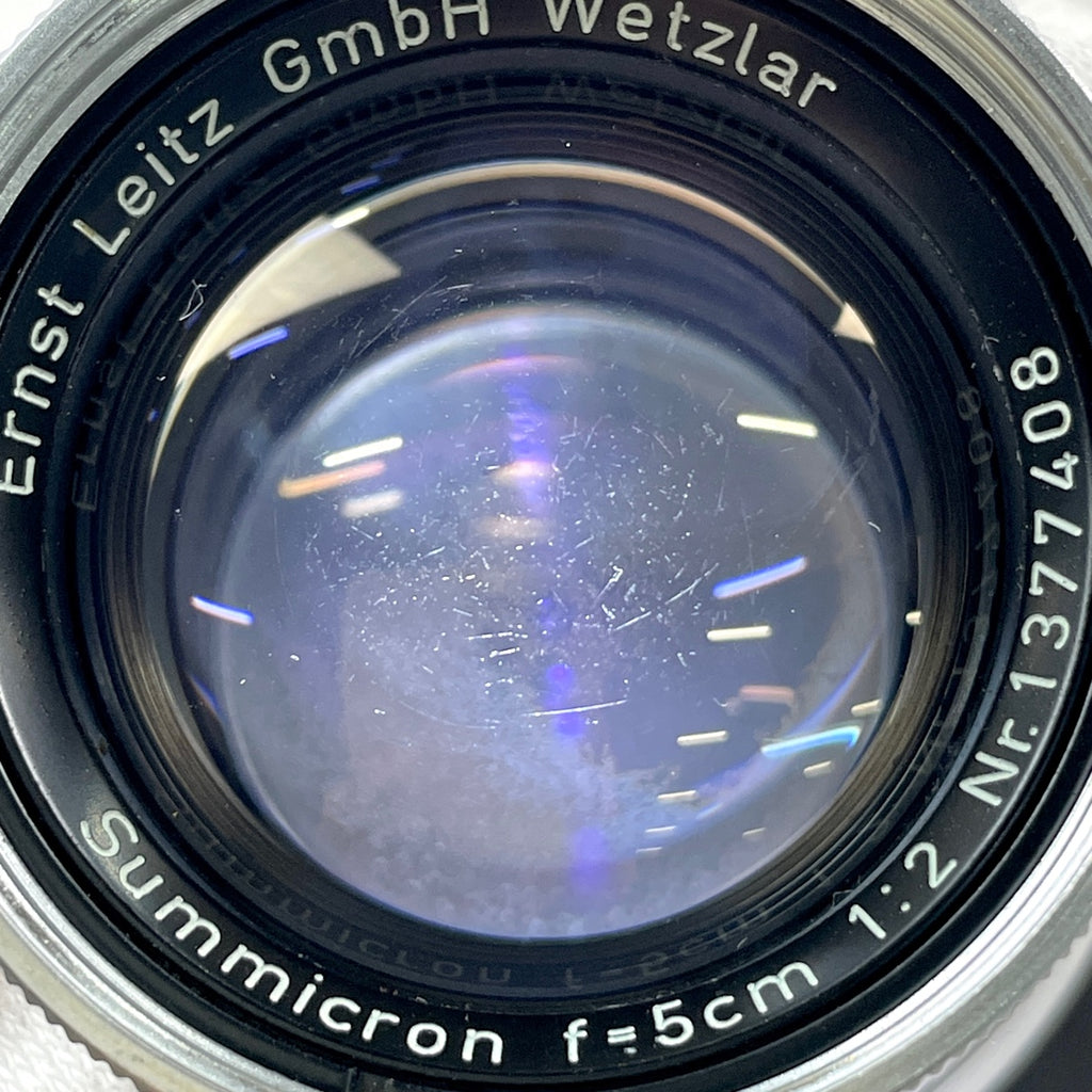 ライカ LEICA SUMMICRON 50mm F2 ズミクロン 沈胴 Mマウント ［ジャンク品］ レンジファインダーカメラ用レンズ 【中古】cambb