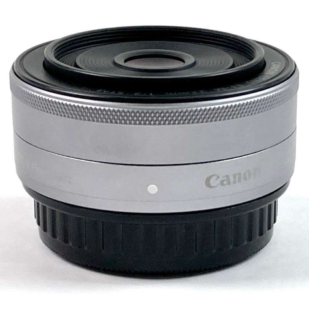 キヤノン Canon EF-M 22mm F2 STM シルバー 一眼カメラ用レンズ（オートフォーカス） 【中古】cambb