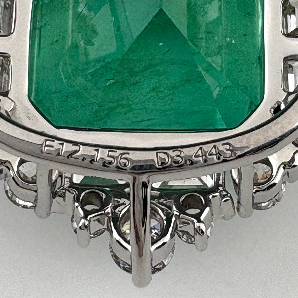 リメイク エメラルド ペンダントトップ プラチナ メレダイヤ ペンダントトップ Pt900 エメラルド ダイヤモンド レディースnbjwl