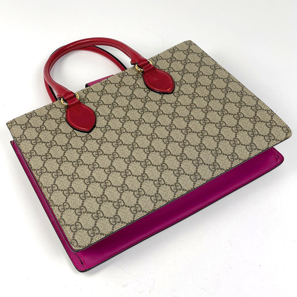 バイセル公式】グッチ GG柄 ハンドバッグ 2WAY ショルダーバッグ