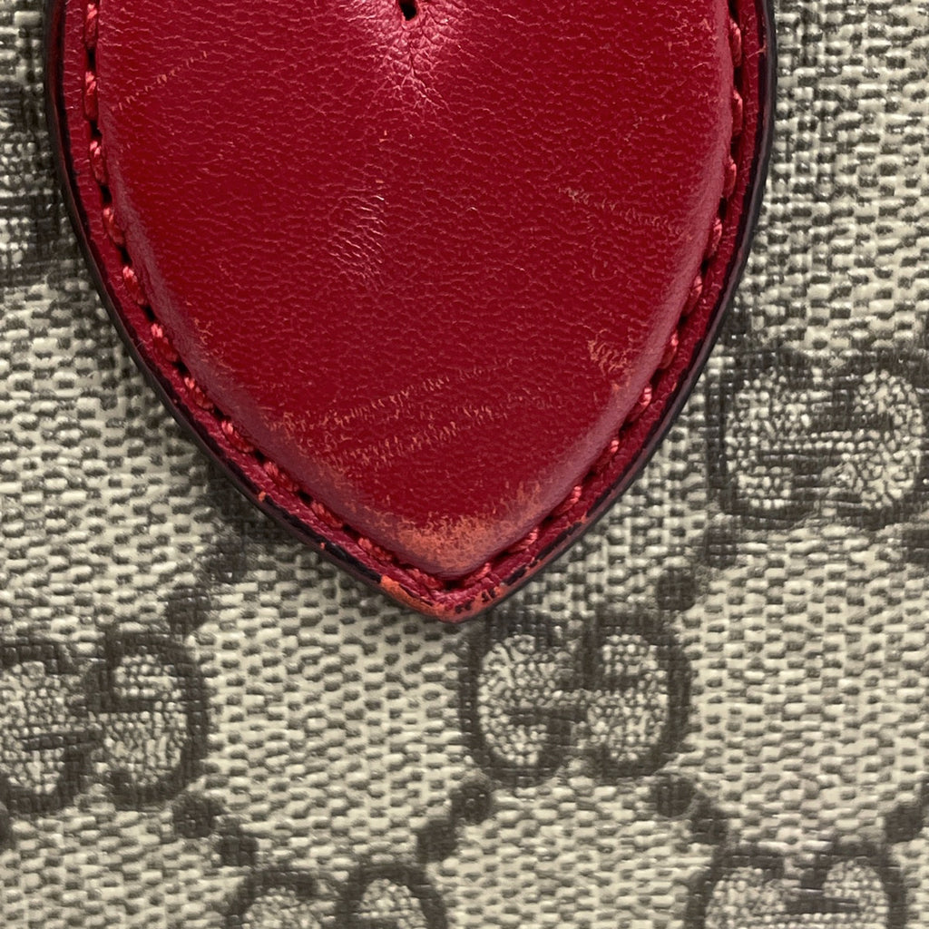 グッチ GG柄 ハンドバッグ 2WAY ショルダーバッグ ハンドバッグ コーティングキャンバス ブラウン レッド ピンク 409531 レディース 【中古】brbag