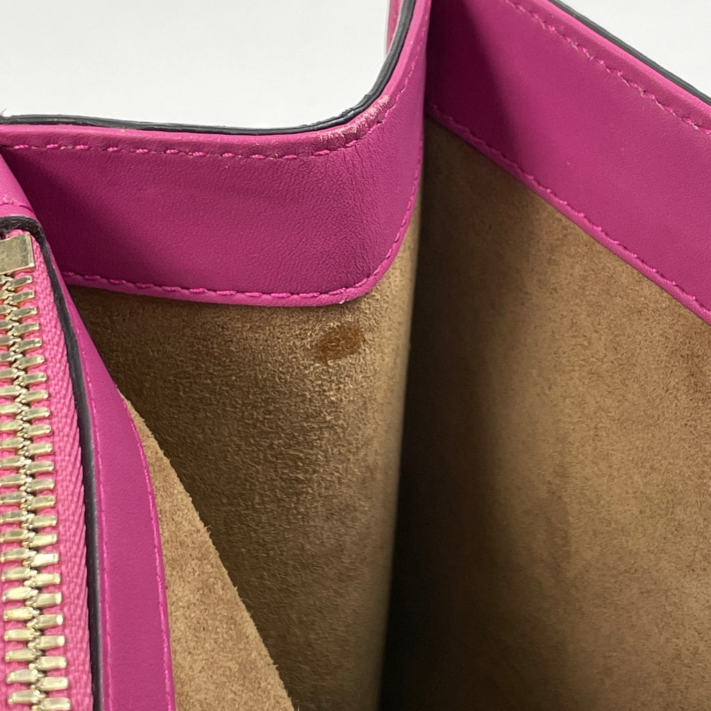 グッチ GG柄 ハンドバッグ 2WAY ショルダーバッグ ハンドバッグ コーティングキャンバス ブラウン レッド ピンク 409531 レディース 【中古】brbag