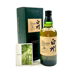 【東京都内限定お届け】 サントリー SUNTORY 白州 18年 700ml 国産ウイスキー 酒 【古酒】liqbb
