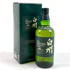 【東京都内限定お届け】 サントリー SUNTORY 白州 10年 シングルモルト 旧 グリーンラベル 700ml 国産ウイスキー 酒 【古酒】liqbb