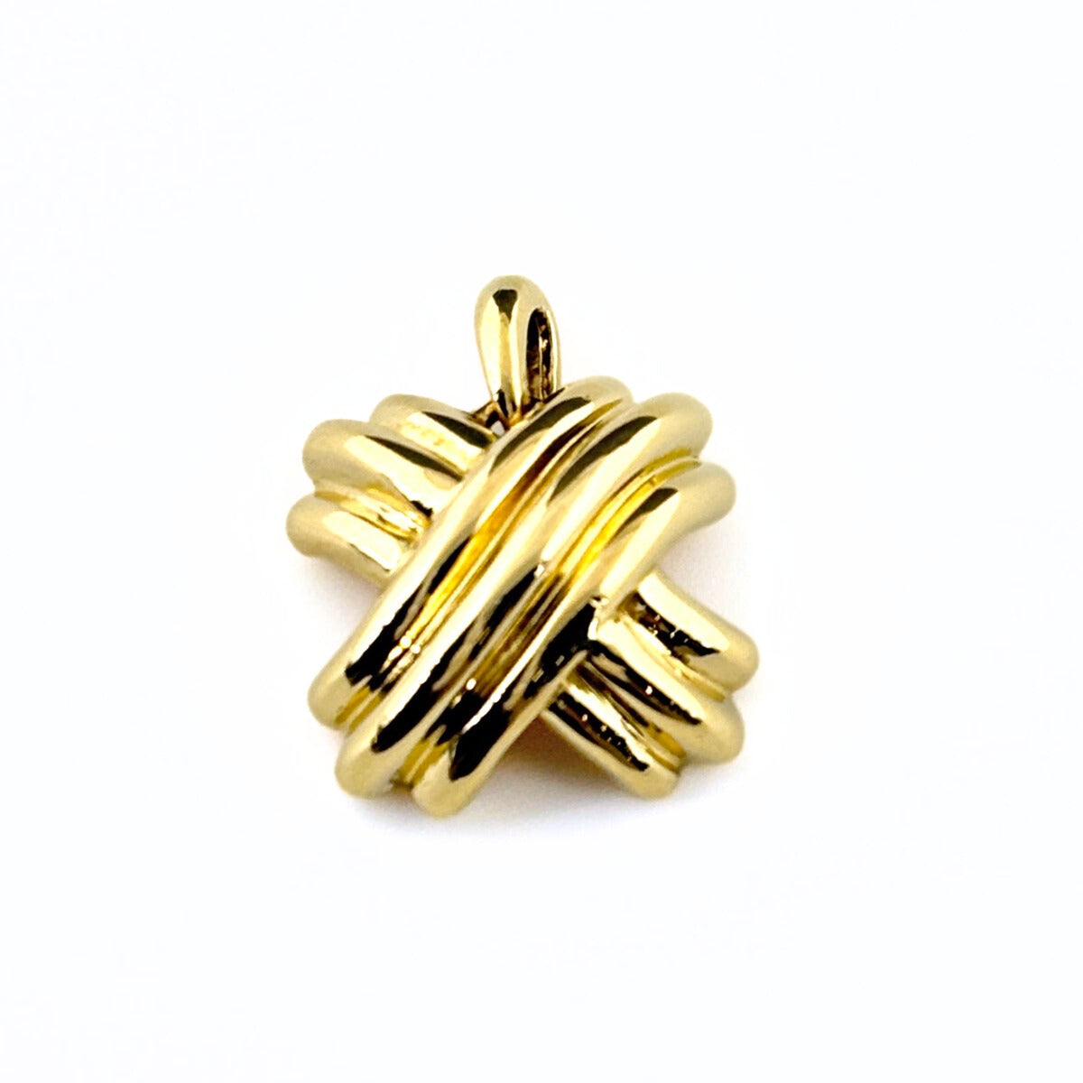 ティファニー シグネチャートップ YG イエローゴールド ペンダント