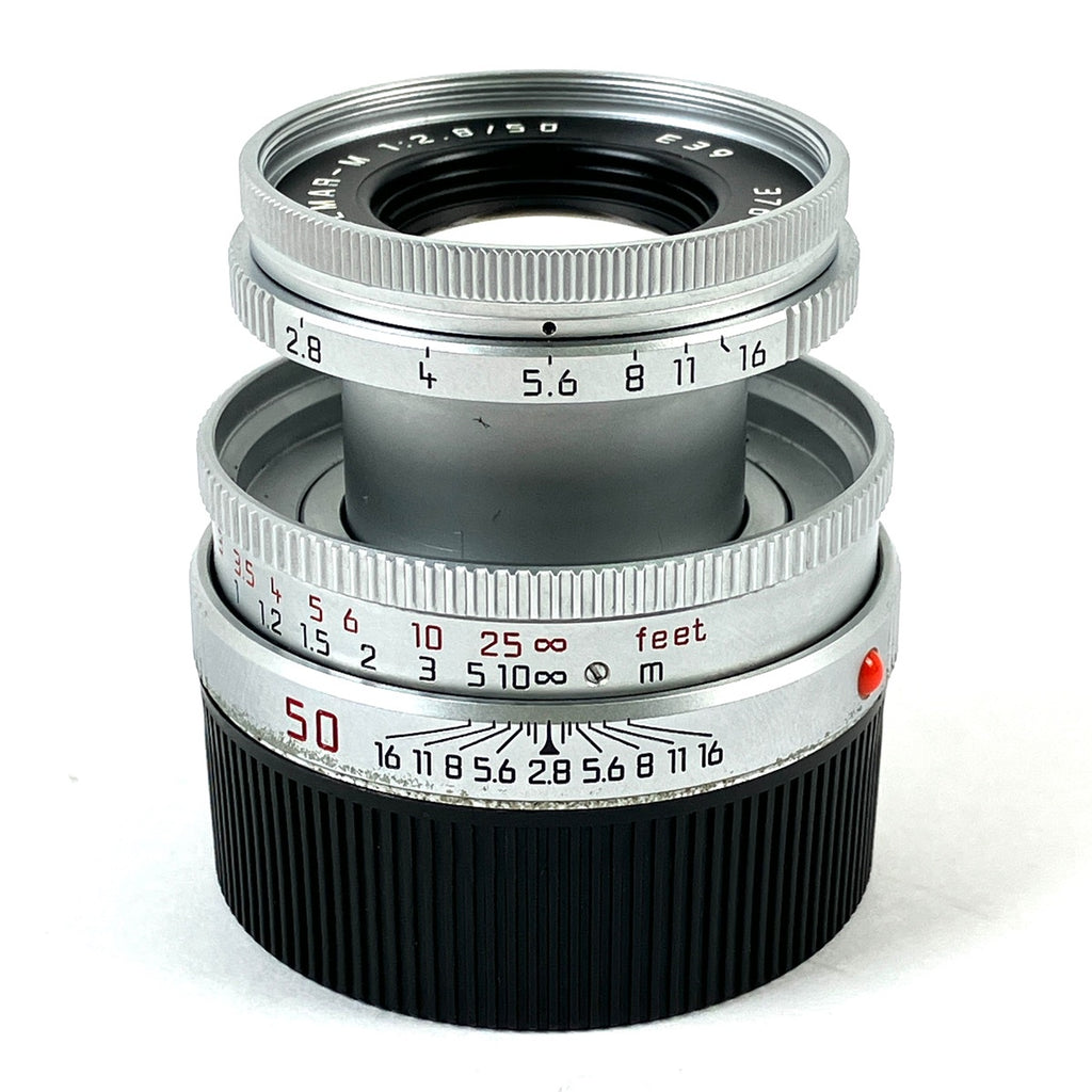 ライカ LEICA ELMAR-M 50mm F2.8 エルマー 沈胴 シルバー レンジファインダーカメラ用レンズ 【中古】cambb