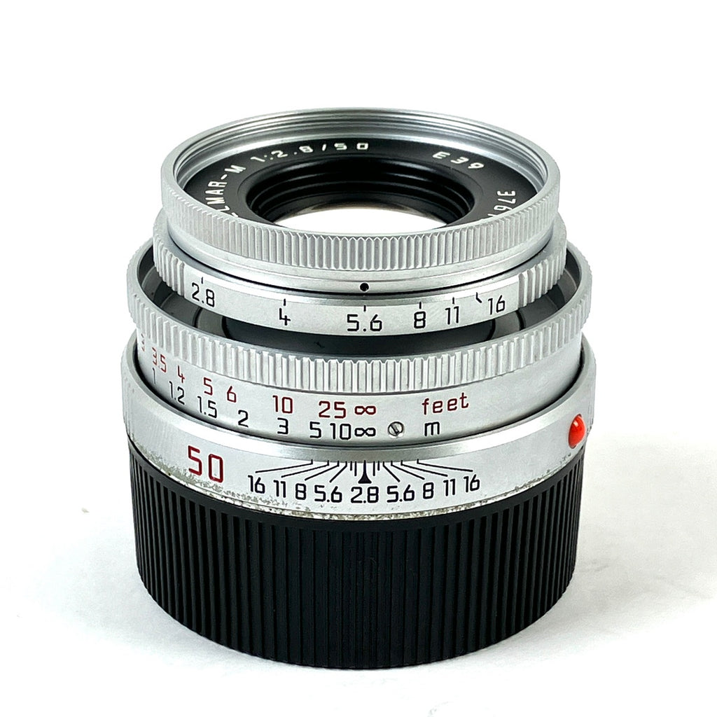 ライカ LEICA ELMAR-M 50mm F2.8 エルマー 沈胴 シルバー レンジファインダーカメラ用レンズ 【中古】cambb
