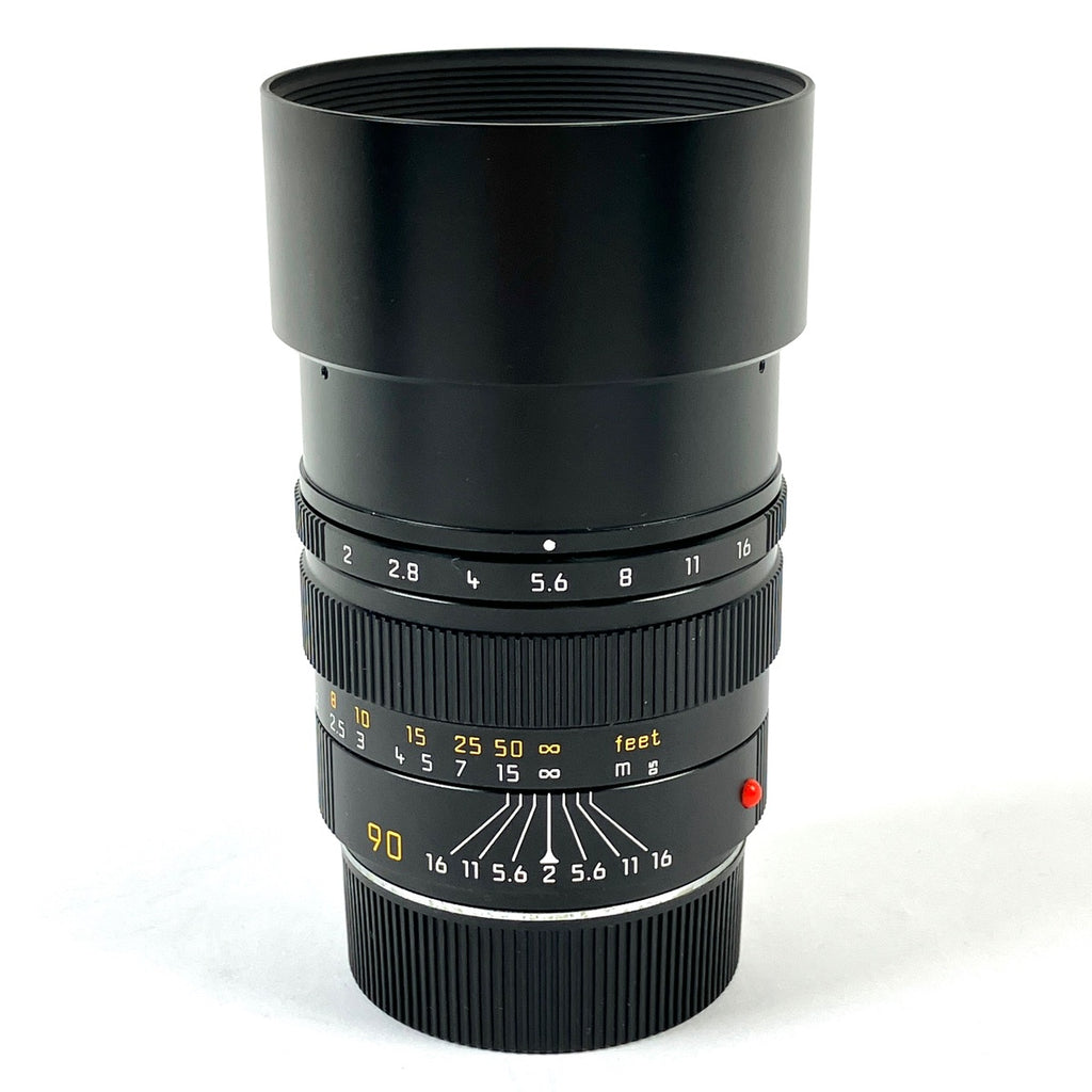 ライカ LEICA SUMMICRON-M 90mm F2 ズミクロン ブラック レンジファインダーカメラ用レンズ 【中古】cambb