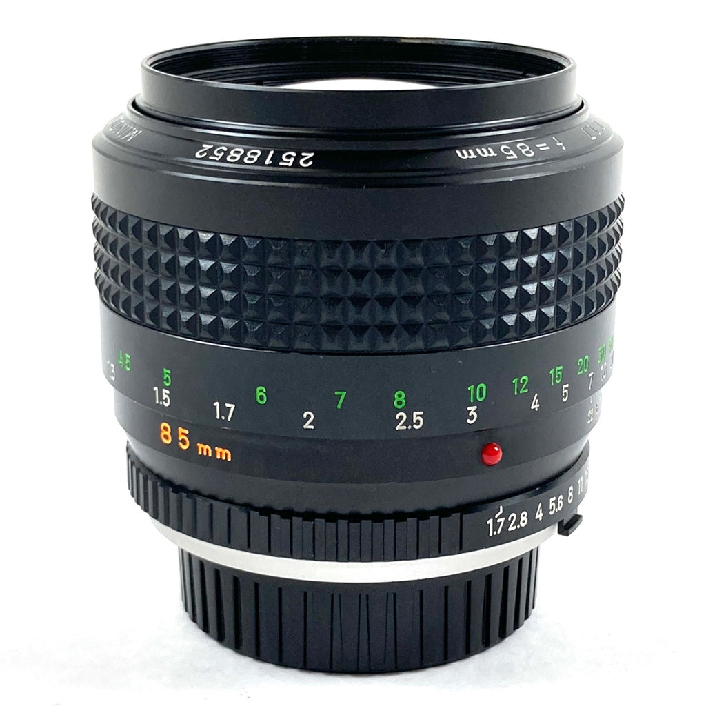 ミノルタ MINOLTA MC ROKKOR 85mm F1.7 ［ジャンク品］ 一眼カメラ用レンズ（マニュアルフォーカス） カメラ 【中古】cambb