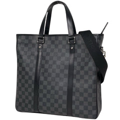 ルイ・ヴィトン タダオ PM 2WAY ショルダーバッグ ビジネスバッグ ダミエグラフィット ブラック N41259 メンズ ブランドバッグ・小物 【中古】brbag