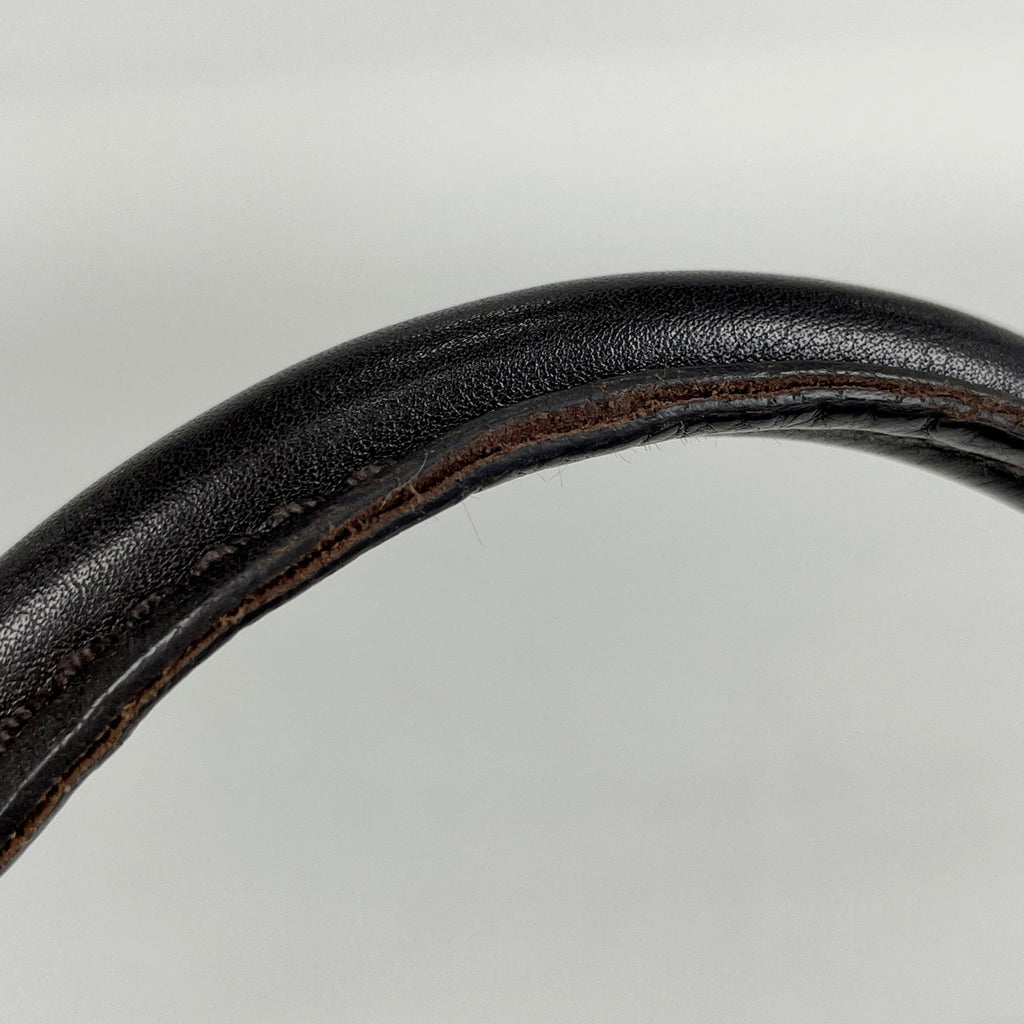 グッチ グッチシマ スーキー ハンドバッグ トートバッグ シグネチャー ハンドバッグ シマレザー ダークブラウン 211944 レディース 【中古】brbag