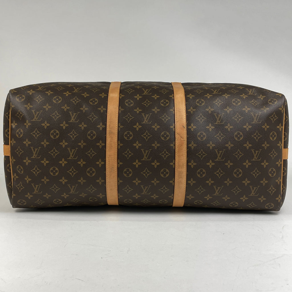 ルイ・ヴィトン キーポル バンドリエール 60 旅行 2WAY ショルダーバッグ ボストンバッグ モノグラム ブラウン M41412 レディース 【中古】brbag