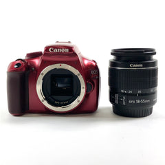 キヤノン Canon EOS Kiss X50 EF-S 18-55 IS II レンズキット レッド デジタル 一眼レフカメラ カメラ 【中古】cambb
