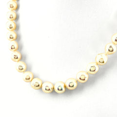 タサキ パール デザインネックレス シルバー 真珠 silver ネックレス SV パール レディース ブランドジュエリー 【中古】brjwl