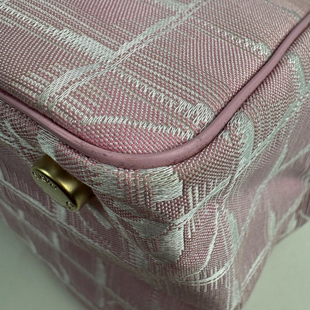 シャネル ニュートラベルライン トート MM ココマーク ショルダーバッグ トートバッグ ナイロンジャガード ピンク A15991 レディース ブランドバッグ・小物 【中古】brbag