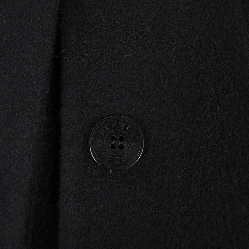 エルメス ノーカラー フレア コート ロゴ ボタン コート その他コート カシミヤ ブラック レディース ブランドアパレル 【中古】brapp