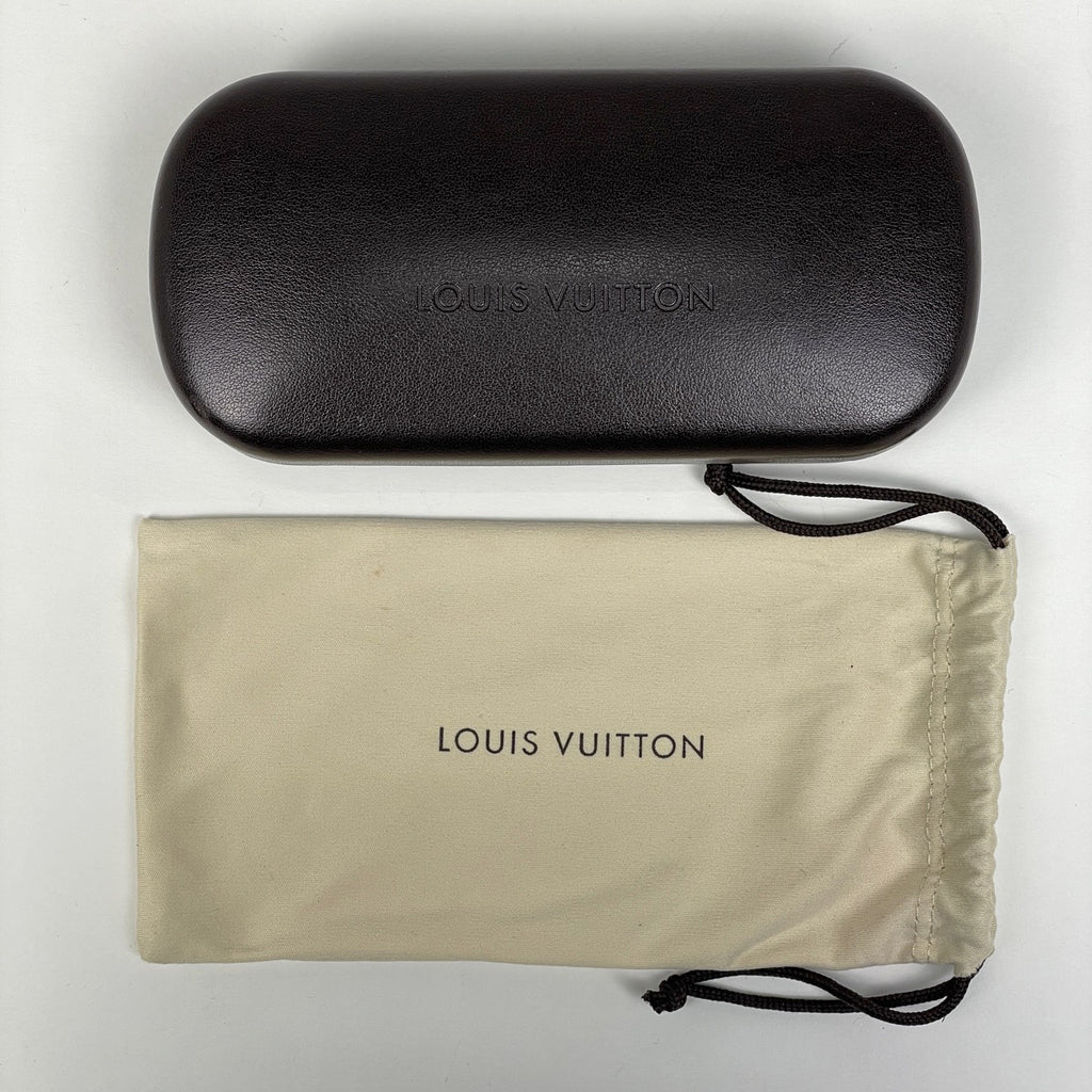 ルイ・ヴィトン ロゴ サングラス ダミエ グラデーション デミ柄 サングラス メタル プラスチック ゴールド ブラウン Z0523U レディース ブランドバッグ・小物 【中古】brbag