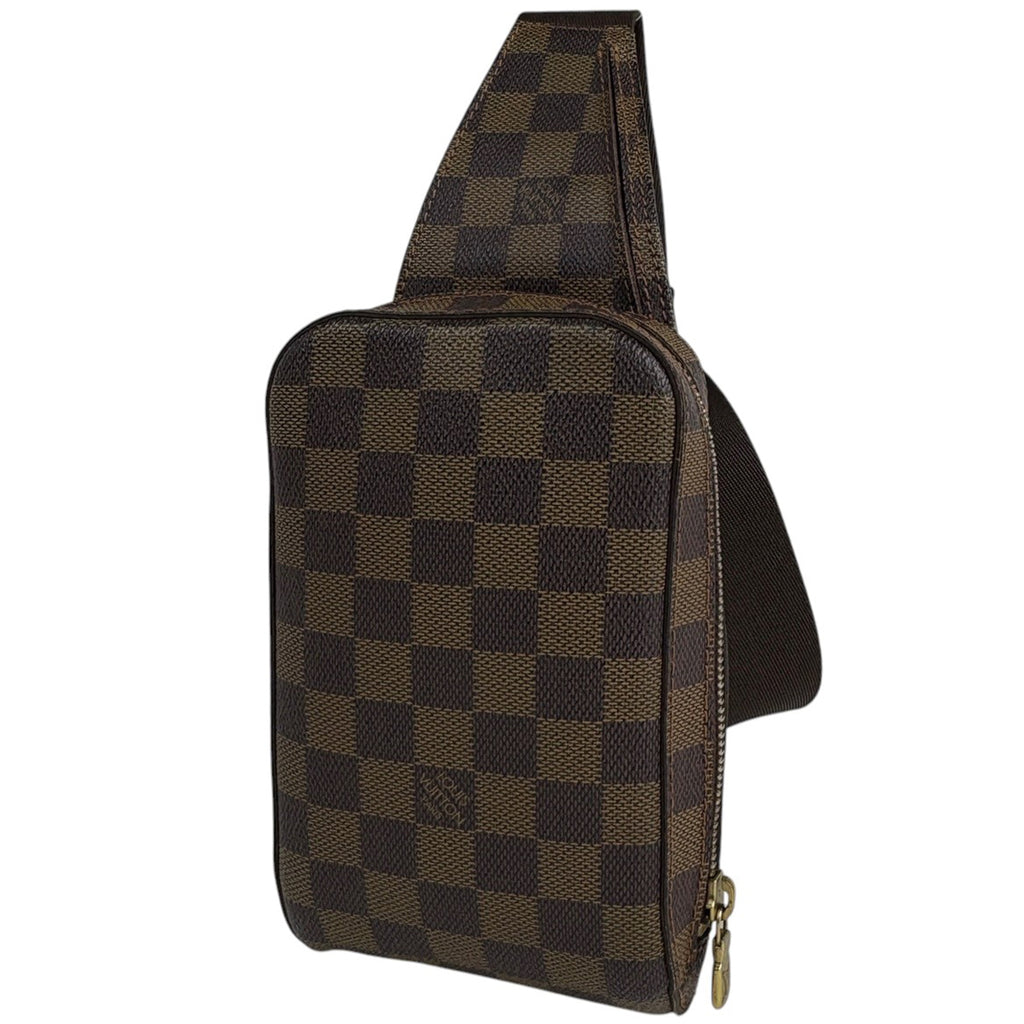 ルイ・ヴィトン ジェロニモス ウエストバッグ ショルダーバッグ ボディバッグ ダミエ ブラウン N51994 レディース ブランド品（バッグ・小物） 【中古】brbag