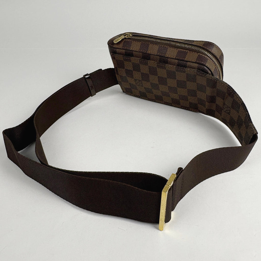 ルイ・ヴィトン ジェロニモス ウエストバッグ ショルダーバッグ ボディバッグ ダミエ ブラウン N51994 レディース ブランド品（バッグ・小物） 【中古】brbag