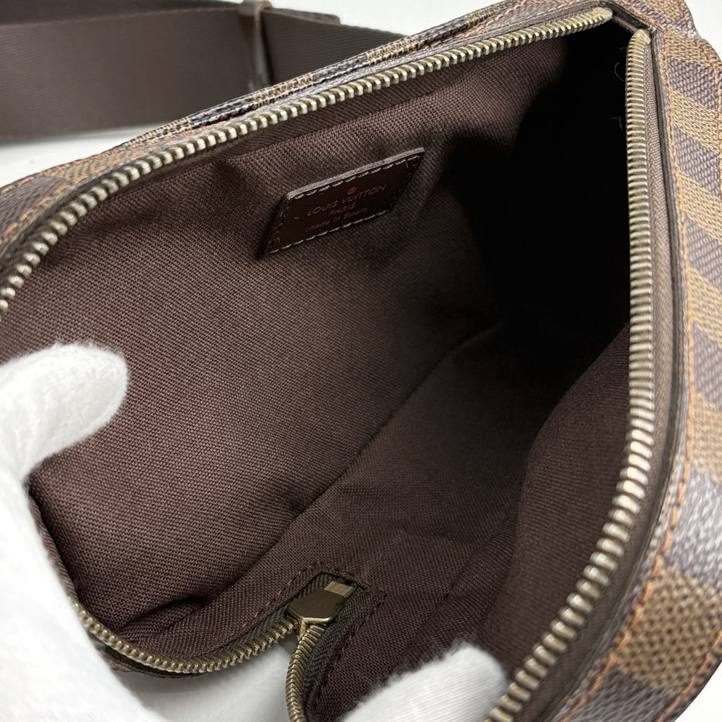 ルイ・ヴィトン ジェロニモス ウエストバッグ ショルダーバッグ ボディバッグ ダミエ ブラウン N51994 レディース ブランド品（バッグ・小物） 【中古】brbag