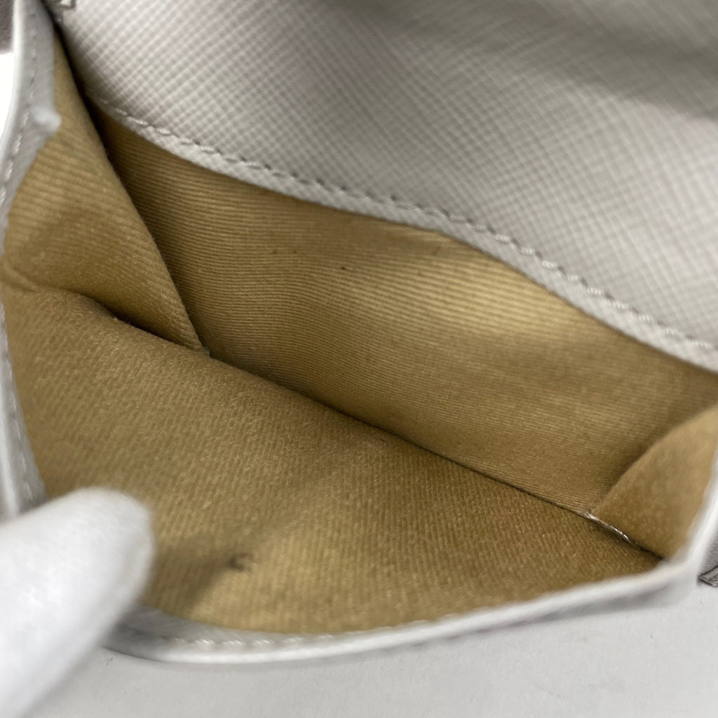 マルニ バイフォールド ウォレット ロゴ 二つ折り財布 レザー レッド ブラウン レディース ブランドバッグ・小物 【中古】brbag