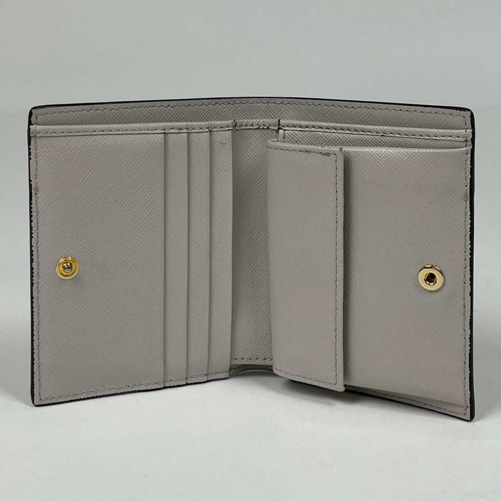 マルニ バイフォールド ウォレット ロゴ 二つ折り財布 レザー レッド ブラウン レディース ブランドバッグ・小物 【中古】brbag