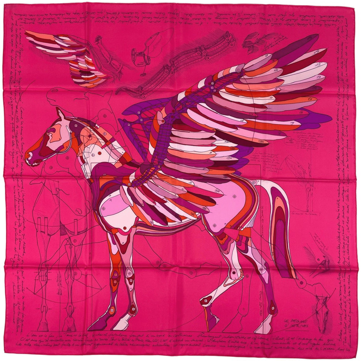 バイセル公式】エルメス カレ 90 LE PEGASE D'HERMES エルメスの