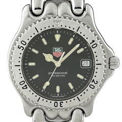 タグホイヤー プロフェッショナル セルシリーズ WG1114-K0 腕時計 SS クォーツ ブラック メンズ 【中古】wtcbb