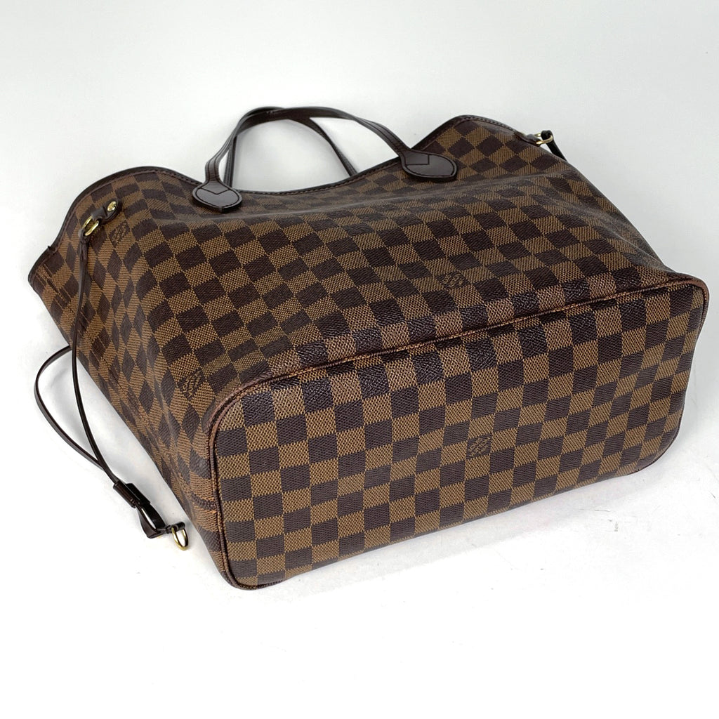 ルイ・ヴィトン ネヴァーフル MM ショルダーバッグ ショッピング トートバッグ ダミエ ブラウン N51105 レディース ブランド品（バッグ・小物） 【中古】brbag