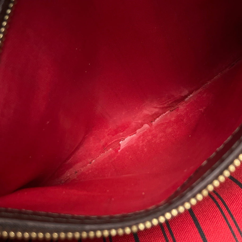 ルイ・ヴィトン ネヴァーフル MM ショルダーバッグ ショッピング トートバッグ ダミエ ブラウン N51105 レディース ブランド品（バッグ・小物） 【中古】brbag