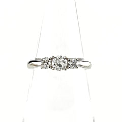 ダイヤモンド Pt900 リング 8.5号 0.52ct レディース ノンブランドジュエリー 中古 nbjwl