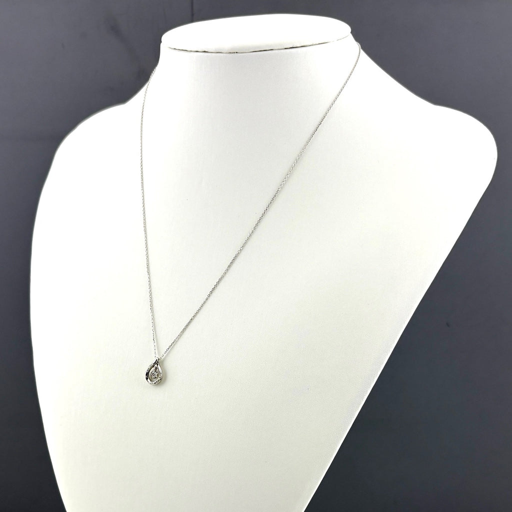 ヨンドシー ダイヤモンド デザインネックレス プラチナ ペンダント