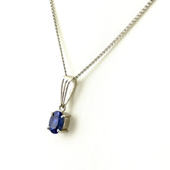 サファイア デザインネックレス プラチナ メレダイヤ ペンダント ネックレス Pt900 Pt850 サファイア レディース ノンブランドジュエリー 【中古】nbjwl