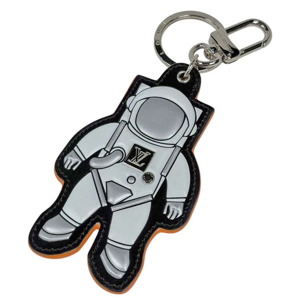 ルイ・ヴィトン ポルトクレ マスコット スペースマン キーホルダー キーリング バッグチャーム モノグラム キーホルダー レザー ホワイト マルチカラー MP2212 レディース ブランドバッグ・小物 【中古】brbag