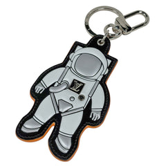 ルイ・ヴィトン ポルトクレ マスコット スペースマン キーホルダー キーリング バッグチャーム モノグラム キーホルダー レザー ホワイト マルチカラー MP2212 レディース ブランドバッグ・小物 【中古】brbag