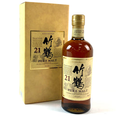 【東京都内限定お届け】 ニッカ NIKKA 竹鶴 21年 ピュアモルト 700ml 国産ウイスキー 酒 【古酒】liqbb