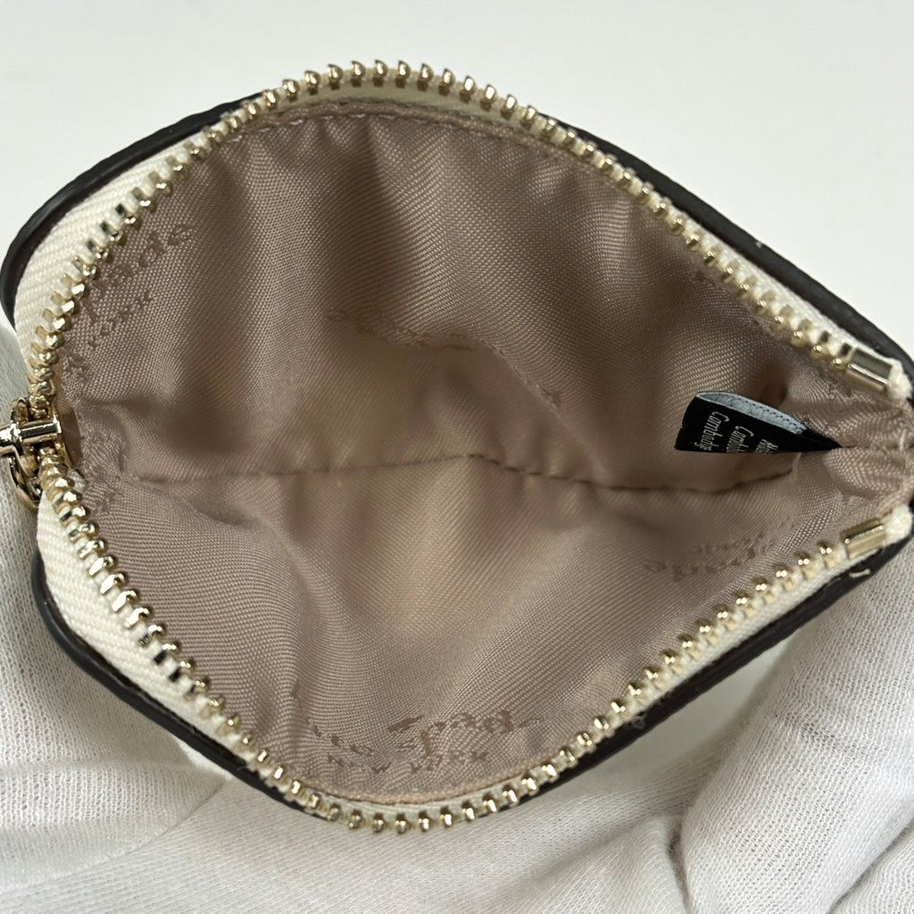 ケイトスペード ロゴ ショルダーバッグ ニューヨーク 巾着型 ショルダーバッグ レザー アイボリー KC740 レディース ブランドバッグ・小物 【中古】brbag