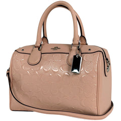 コーチ シグネチャー ハンドバッグ ロゴ 2WAY ショルダーバッグ ミニボストン ハンドバッグ レザー ピンク F11920 レディース ブランドバッグ・小物 【中古】brbag