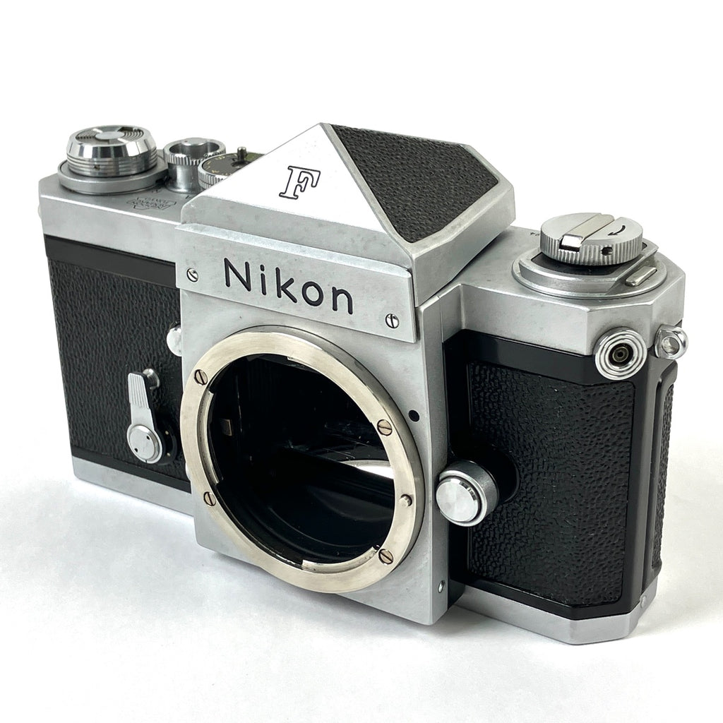 ニコン Nikon F アイレベル シルバー ボディ［ジャンク品］ フィルム マニュアルフォーカス 一眼レフカメラ 【中古】cambb