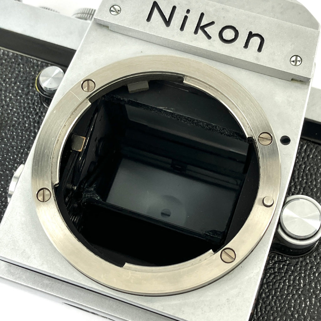 ニコン Nikon F アイレベル シルバー ボディ［ジャンク品］ フィルム マニュアルフォーカス 一眼レフカメラ 【中古】cambb