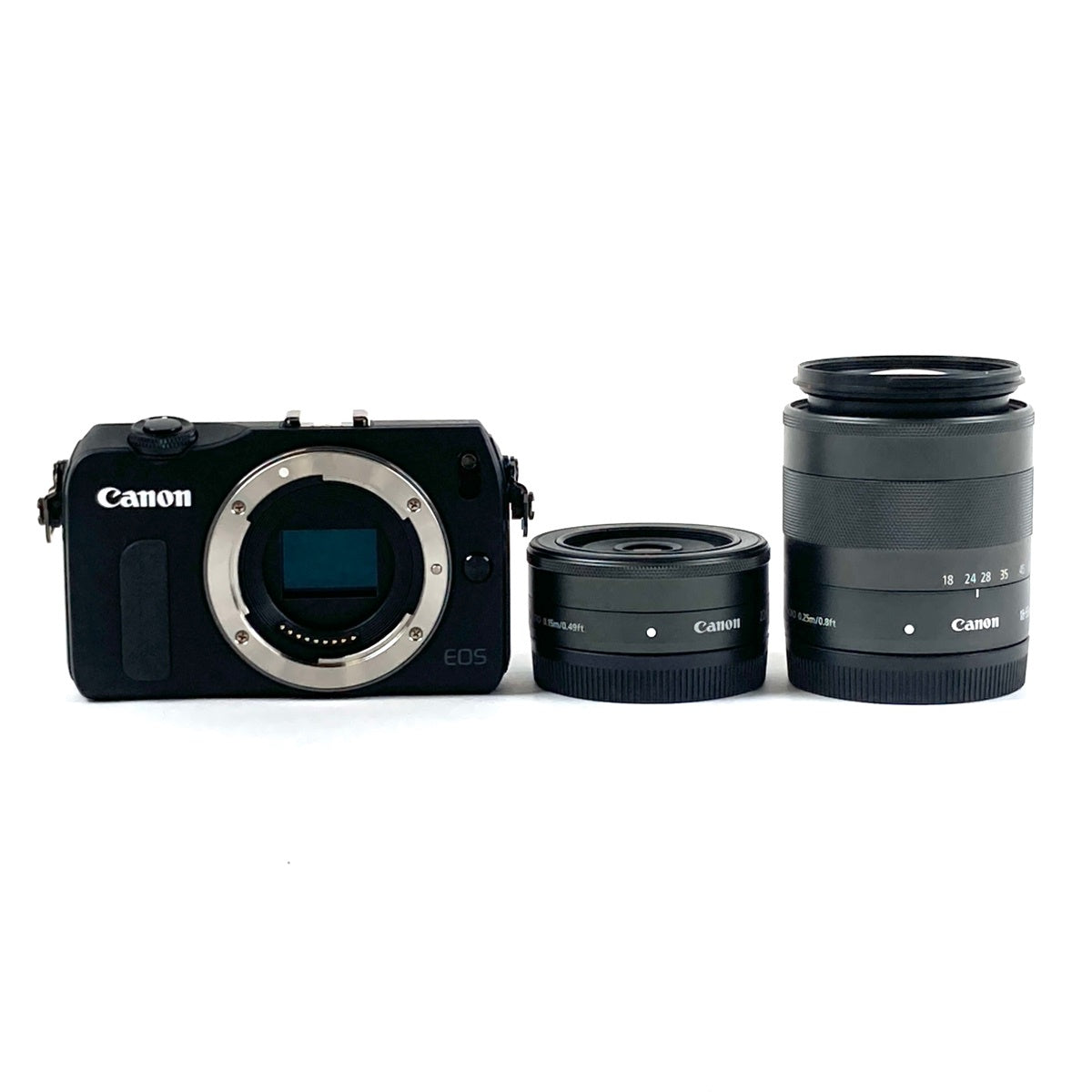 キヤノン Canon EOS M ダブルレンズキット ブラック (マウント