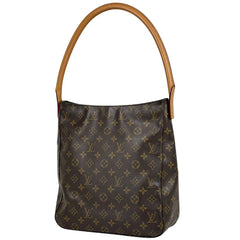 ルイ・ヴィトン ルーピング GM 肩掛け ワンショルダー ショルダーバッグ モノグラム ブラウン M51145 レディース ブランドバッグ・小物 【中古】brbag